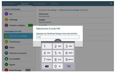Comment activer ou désactiver le code de sécurité de votre Orange Hapi 12.